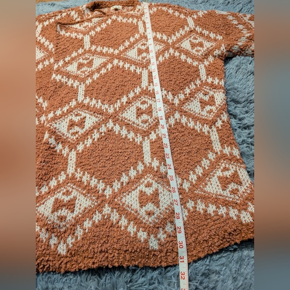 POL cardigan Aztec print LG - Picture 4 of 5